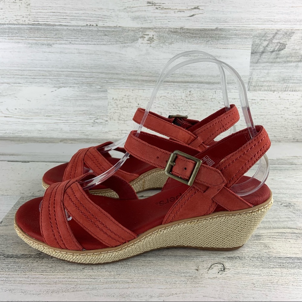 Timberland Red Sandals Comfortable Stylish Footwear